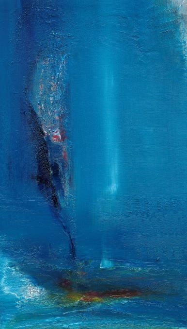 Sea Pool Reflection - Oil on Canvas - SOLD